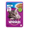 61nQtorGMVL._SL1100_.jpg Whiskas Adult (+1 Year) Wet Cat Food, Tuna In Jelly, 24 Pouches (24 X 85G) & Chicken In Gravy, 24 Pouches (24 X 85G), 1 Count
