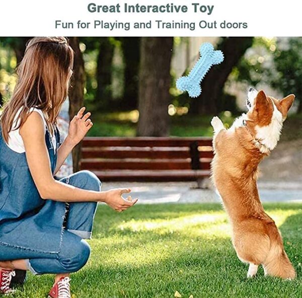 61ncMhIV9uL.jpg RvPaws Doggy Chewing Aggressive Pet Tooth Biting Anti-bite Molar Puppy Toothbrush, Tough Teething Toy for Small, Medium and Large Dogs