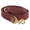 Vama Leathers Patent Applied Product Sustainable & Eco Friendly Material Vama Leathers Patent Applied Product Sustainable & Eco Friendly Material Dog Leash 100% Cotton Canvas with Sturdy Solid BrassHand Made for Small Dogs Length 5 Feet Width-3/4 Inches Color Brown