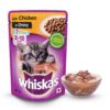 Whiskas Wet Food for Kittens (2-12 Months), Chicken in Gravy Flavour, 12 Pouches (12 x 85g)