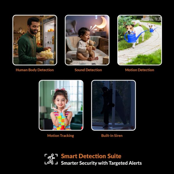 61p6JtwTOCL._SL1200_.jpg CP PLUS 3MP Resolution Smart Wi-fi CCTV Home Security Camera | 360° View | Motion Tracking | 2-Way Talk | Cloud & SD Card Support | CTC Cyber Secure Tech | 15M Night Vision | CP-E31Q