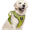 Premium Reflective Dog Vest Harness| Soft Breathable| Padded Handle| Adjustable Straps & Luxury Buckle | Soft Padded Mesh | No Pull | No-Choke | Chest 28-35 inch | All Giant Breeds 35-60 Kg