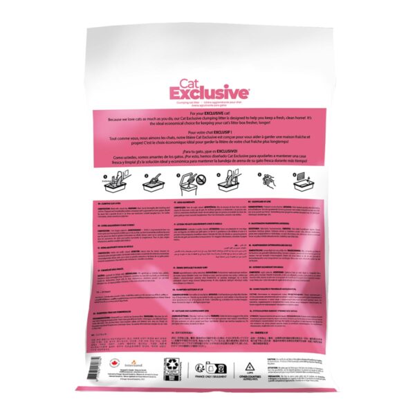 Clumping Cat Litter – Baby Powder Scent, Scoopable, Low Dust, Hard Clumps – All Breed Cats, Long-Lasting Odor Control, Easy to Clean (10 kg, Pack)