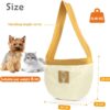 Cature Care by Nature Dog Purse Carrier for Small Dogs, Airline Approved Soft Sided Pet Carrier with Pockets, Ventilated Dog Carrying Bag for Puppy Cat, Dog Travel Supplies Bag (Beige)