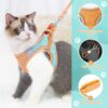 61r7VKeaMjL._SL1024_.jpg Qpets® Cat Harness with Leash for Walking, Adjustable Soft Sturdy Faux Suede Escape Proof Kitten Vest Harness and Leash with Reflective Strip for Large Medium Small Cat(Green, Orang, M)