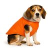 61r9YThgxML._SL1103_.jpg The Pets Company Dog Winter Coat Jacket, Clothes, Windproof, Waterproof, Light Weight, Washable, Ultra Warm Thick Fleece Lined Dog Vest for Cold Weather Protection, (Orange, Medium - 20 Inch)