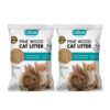 cature Care by Nature Pine Wood Cat Litter | Environmental Protection | Odor Elimination | Strong Water Absorption | Easy to Clean for Multiple Cats (7.2 Kg Total) (2 Packs of 3.6Kg)