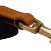 61rq9I95rPS._SL1500_.jpg Vama Leathers Patent Applied Product Sustainable & Eco Friendly Material Dog Leash 100% Cotton Canvas with Sturdy Solid Brass Hand Made for Small Dogs Length-5 Feet Width-3/4 Inches Color Black