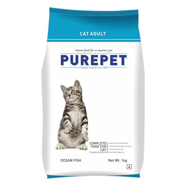 Purepet Ocean Fish Adult Dry Cat Food, 1 kg Purepet Ocean Fish Adult Dry Cat Food, 1 kg