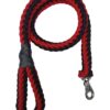 61s2FwxejSL._SL1500_.jpg PETLICIOUS & MORE Heavy Duty Dog Tough Nylon Braided Dog Leash For Medium Dogs Maxi Dogs & Large Dogs (Red & Black),60 cm