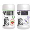 EcoSoft Cat Litter Deodorizer - Strawberry and Lavender fragrance 1500 gm, Odour Control,|Pet Urine Smell Remover| 100% Effective, Fresh Scent