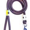 Dog Belt Combo of Nylon Fur Padded Dog Harness with Black Dog Lead Specially for Medium Breeds Dog Harness (Pack of 1)