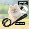 Heart Home Reflective Dog Harness With Adjustable Leash|Breathable Polyester Mesh Fabric With Top carry Handle|Medium Size|HAT-818|Comfortable No-Pull Grip|Quick Release Buckles|Black