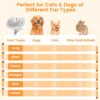 61t9Hx49F9L._SL1500_.jpg Pet Steam Brush for Dogs & Cats | Self-Cleaning Grooming Comb with Water Spray, Anti-Static, Massage Bristles | Portable Pet Hair Remover for Long & Short Fur (Multicolor)