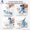 A+a Pets' Feather Weight Cat and Dog Harness & Leash Set – Escape Proof, Adjustable, No Pull, Soft Padded Vest for Persian Cats, Kittens, Small Dogs (Green, L)