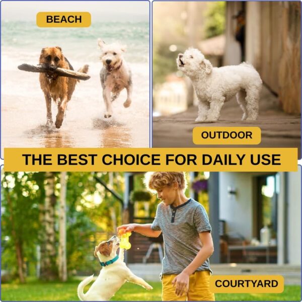 Zoomies Dog Unisex Biothane 5ft Leash Waterproof Odour-Free with Rust-Proof 360° Swivel Hook Lightweight Durable Strap for Outdoor Walks Training and Everyday Use - Yellow (ZYBL000L)