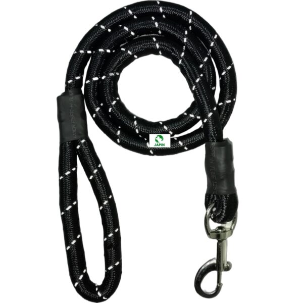 JAPIN Nylon Rope Dog Cord Leash Training Leash for Small to Large Dogs with Heavy Duty Hook (12 MM)