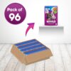 61v50IO8DWL._SL1000_.jpg Whiskas Wet Cat Food for Adult Cats (1+Years), Tuna in Jelly Flavour, 96 Pouches (96 x 85g) & Cat Treat, Tempting Tuna Flavour - 85 g