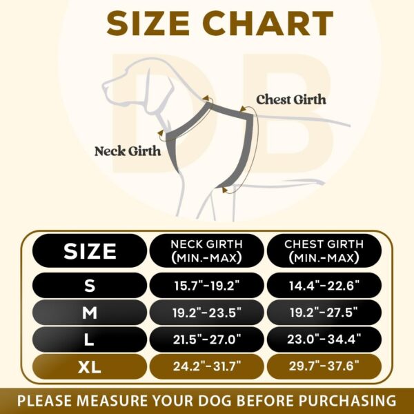 Premium Reflective Dog Vest Harness| Soft Breathable| Padded Handle| Adjustable Straps & Dual Lock Buckle| No-Choke Design with Free Leash-22mm Chest (28-35 inch) All Giant Breeds 35-60Kg