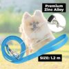 61w90rhP1FL._SL1080_.jpg Urbane Home Reflective Dog Harness With Adjustable Leash|Breathable Polyester Mesh Fabric With Top carry Handle|Small Size|HAT-818|Comfortable No-Pull Grip|Quick Release Buckles|Stylish Design|Blue