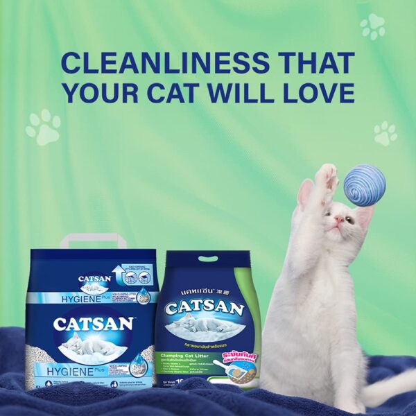 Catsan 100% Natural Clumping Cat Litter, 10l (8.4kg)
