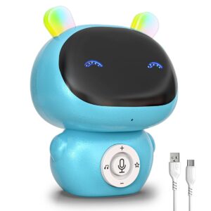 Mirana Mr. Robot | Smart Interactive Talkback Toy for Kids | USB Rechargeable Type-C | in-Built Music | Best Gift for Boys & Girls 2 3 4 5 6 7 8+ Years (Blue)