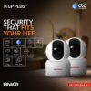 CP PLUS 2MP Smart Wi-Fi CCTV Security Camera with 360° View | View & Talk | Motion Tracking | CTC Cyber Secure Tech | Cloud Storage | Alexa & Google Home | CP-E25Q (Pack of 2)