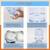 61xzTbR78dL._SL1080_.jpg GION 3.5 Litter Self-Dispensing Gravity Pet Food Feeder Bowl Water and Food Cat Feeder Bowl and Automatic Water Dispenser Bottle (1Pcs)