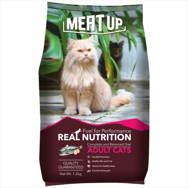 61zb-WP5PfS._SL1200_.jpg Meat Up Adult Cat Food, Ocean Fish - 1.2 kg Pack (Buy 1 GET 1 Free) & Meat Up Adult Dog Food, 3 kg (Buy 1 Get 1 Free)