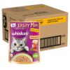Whiskas Tasty Mix Adult (1+ Year) Wet Cat Food, Chicken Whiskas Tasty Mix Adult (1+ Year) Wet Cat Food, Chicken with Tuna & Carrot in Gravy, 70 g, Pack of 28| Made with Real Fish| Complete & Balanced Nutrition for Adult Cat