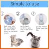 61zrHxWt41L._SL1080_.jpg GION 3.5 Litter Self-Dispensing Gravity Pet Food Feeder Bowl Water and Food Cat Feeder Bowl and Automatic Water Dispenser Bottle (1Pcs)