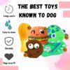 71FaefMxQL._SL1500_.jpg Sage Square Premium Squeaky Toy Set of 5 for Dogs - Durable, Chewable, Rubber Toys, Multiple Fun Shapes & Colors for Interactive Play, Teething Relief, Keeps Entertained, Happy (Combo No. 7)