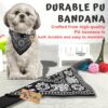 Western Era Stylish Dog Collar Scarf – Adjustable, Comfortable Pet Accessory for Puppy, Kitten, Trendy Bandana, Soft Fabric, Perfect, Special Occasions, Washable, Small Breed (Black)