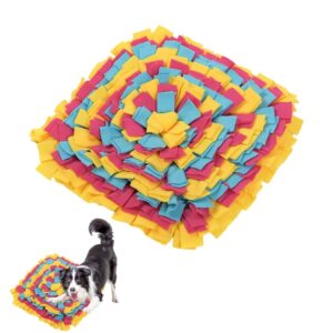Snuffle Mat for Dogs, Dog Mat, Slow Feeder for Dogs 35×35 cm Felt Puzzle Pad