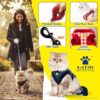 71-IxrPQwmL._SL1500_.jpg A+a Pets' Luxury Fur Harness & Leash Set for Cat & Small Dog | Lightweight, Escape Proof, Vest Combo (Blue, M)