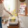 CatSpot Lemon Flower Scented Cat Litter – 15kg | Ultra Absorbent, Quick Clumping, Odor Control, Dust-Free Formula for Cats