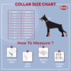 TRIXIE Nylon Premium Dog Collar Belt, Stylish Design, Adjustable Webbing Tape, Strain Relief, With Leash Connector, Neck Collar For Dogs, 35-55 Cm (M-L, Red)