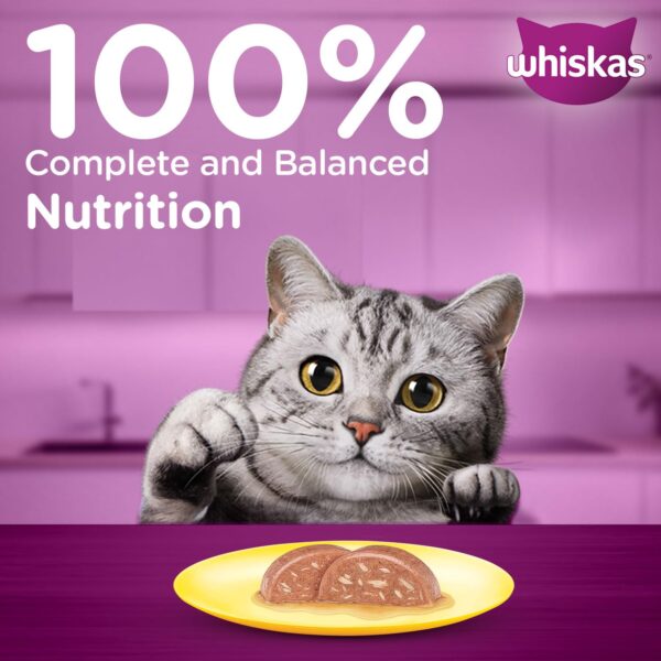 Whiskas Adult (1+ Years) Wet Cat Food, Tuna & White Fish Flavour, 80 g x 28, 100% Complete & Balanced Nutrition, Supports Healthy Immune System