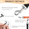 Double Dog Leash,No Tangle Dual Leash Walker,Double Dog Reflective Lead Splitter for Daily Walking Training of Medium to Large Dogs Dual Dog Lead No Tangle