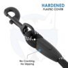 710fB-ucGhL._SL1500_.jpg HANK Dog Leash | 3M Reflective Leash for Dogs | Heavy Duty Dog Rope for Small to Large Dogs | Comfortable Padded Handle 5 Feet (Black + New Version, Large - Suitable Upto (18-80KG))