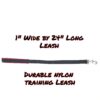 711aCNkBrOS._SL1500_.jpg Short Dog Leash Traffic Padded Handle Heavy Duty 24 Inch/ 2Ft Short Nylon Dog Lead For Training Control-Pet Leashes For Large Big Dogs And Medium Dogs(Color- Black)