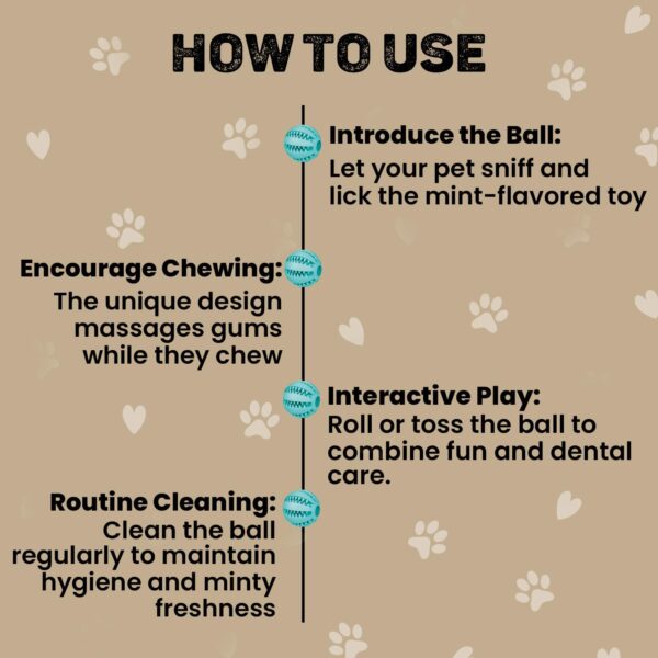 712fEaQ9uL._SL1500_.jpg TRIXIE Denta Fun Ball Dog Toy, Made with Non-Toxic Natural Rubber, Massages Dogs Gums, Cleans Teeth & Promotes Dental Hygiene, Prevents Further Build-up of Plaque & Tartar - 5 cm