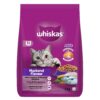 Whiskas Adult (1+ Years) Dry Cat Food, Mackerel Flavour, 7 Whiskas Adult (1+ Years) Dry Cat Food, Mackerel Flavour, 7 kg, Contains 41 Essential Nutrients, Complete & Balanced Nutrition for Adult Cats