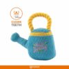 BarkButler x FOFOS Garden Watering Can Plush - Soft & Squeaky Toys for Dogs, Dog Toys for Medium Dogs (0-20kgs) - Blue & Yellow