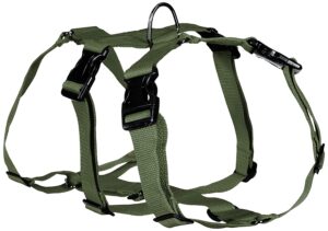 Petslike Double H Harness Olive Green(Size Large), Olive Green, Large, 250 g