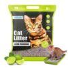 Cat Litter 5kg Lemon | Fast-Clumping Bentonite Cat Litter with Odour Lock, Low Dust & Gentle on Paws | Fresh & Zesty Litter Box Everyday
