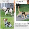 714xIo2kiL._SL1080_.jpg Tactical Cat Small Dog Harness with Escape Proof Adjustable Pet Vest Harness, Soft Mesh with Control Handle, Gift with Patch Military Style Harness (Large,Khaki)