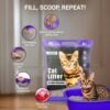 Cat Litter- 10Kg | Lavender Fragrance | Scoopable Bentonite Clay Cat Litter | Advanced Clumping Scented Litter Sand | 99.9% Dust Free | Natural | Odour Control Pack of 2