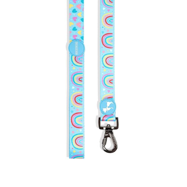 HUFT Over The Rainbow Dog Leash - Blue - S