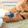 715zCeHXGVL._SL1001_.jpg PetVogue Retractable Dog Lead Extending Leash - Extension Lead with Anti-Slip Brake, Release Button, Anti-Twist Lobster Clip, Soft Grip Handle - for Small, Medium, Large Pets - Blue, 5 Metre